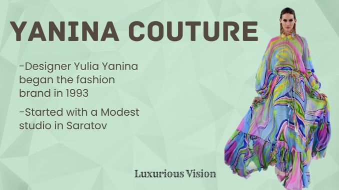 Yanina Couture fashion designer russian